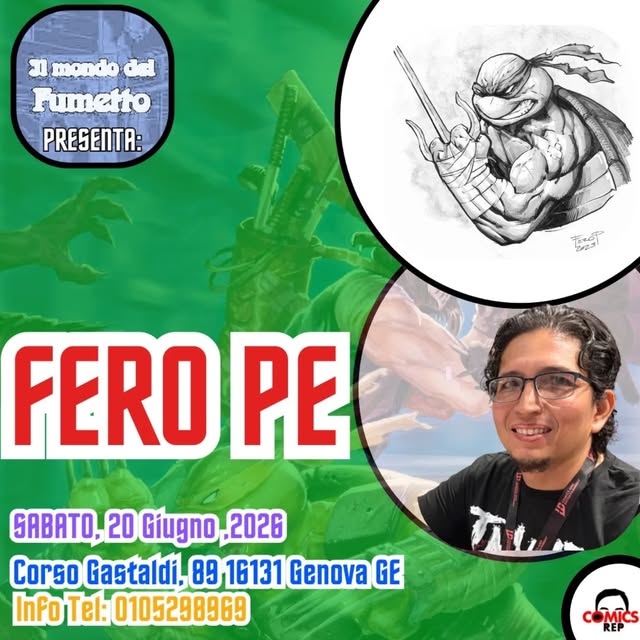 Una pubblicazione del negozio dedicata al mondo del fumetto